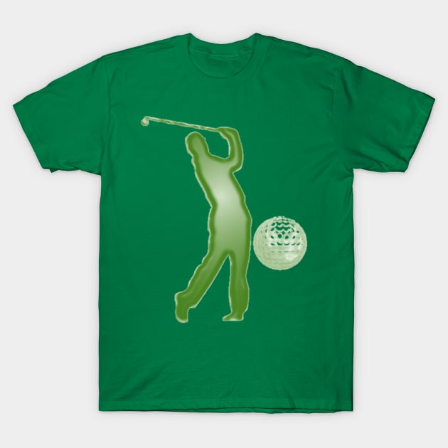 Golf Swing T-Shirt by Moses77